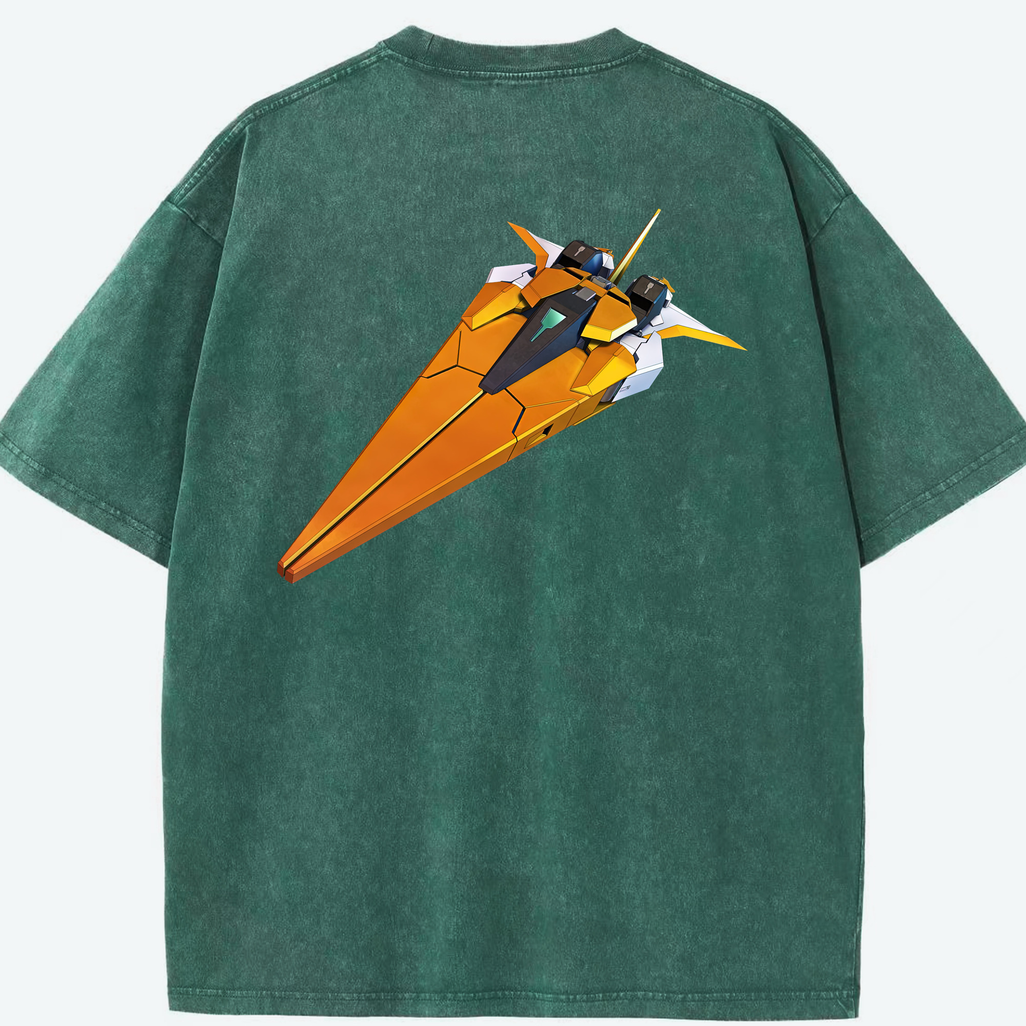 （画像用） 機動戦士ガンダム Mobile Suit Gundam 綿100% ヴィンテージ風 半袖Tシャツ（背面プリント）